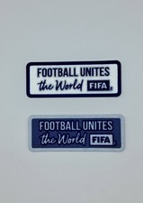 FIFA Club World Club USA 25 FOOTBALL UNITES THE WORLD Flock Patches Iron-On