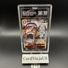 TAG GEM MINT 10 Usopp Parallel ST01-002 C 25th Edition ONE PIECE Card Game 315
