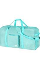 Foldable 120L Extra Large, Duffle Bag, color BLUE, Water-Resistant, Men Women.