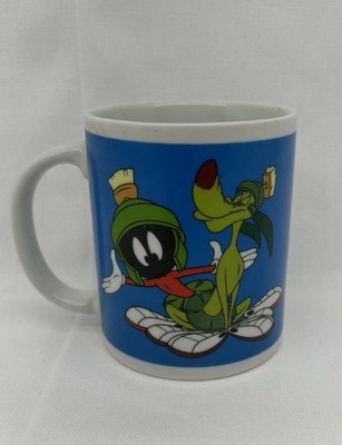 Looney Tunes Marvin the Martian & K-9 Coffee Mug Cup Warner Bros Salton 1997