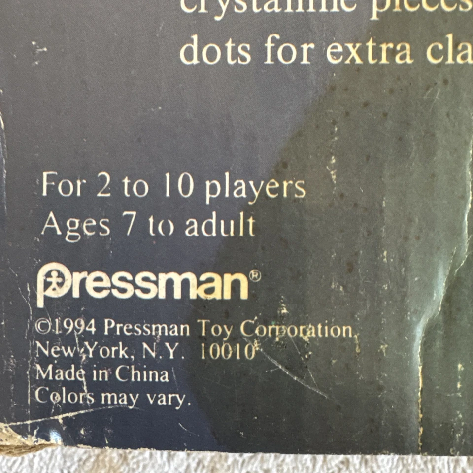 Pressman Double 12 Twelve 91 Dominoes Jumbo Color Dot Complete Vinyl Case & Box - Image 4 of 4