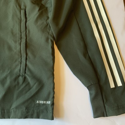 ADIDAS MANCHESTER UNITED PRESENTATION TRACK JACKET 2020 2021 GREEN