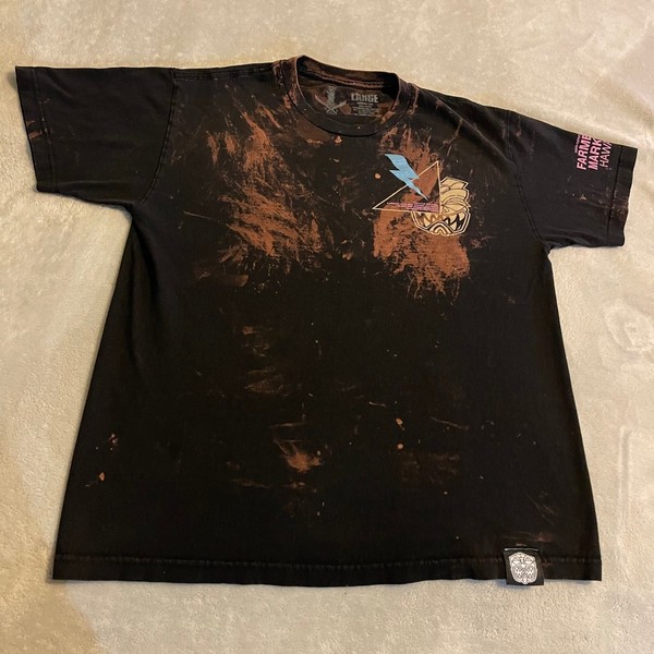Camiseta Farmers Market Hawaii Grande Negra Tinte Blanqueador Gráfico Ropa de Calle Gimnasio Camiseta