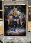 Topps Midnight Oil Marks Dirk Nowitzki Blacklight MO-DN 1/1 Auto Mavericks