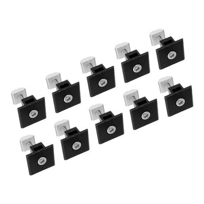 PV Solar Module Mounting Support End Clamp Medium Clamp Black 40mm/45mm
