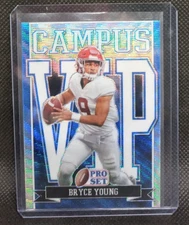 2022 Leaf Pro Set Draft - Metal Campus Vip Bryce Young #VIP-BY1  blue Prismatic