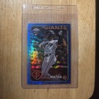 2024 Topps Chrome Baseball Luis Matos MLB Logo Blue Refractor 128/150