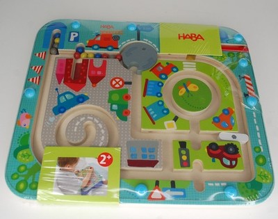 HABA Town Maze Magnetic Puzzle Game - Learning & Education Toys for Preschoolers