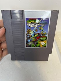 Teenage Mutant Ninja Turtles III 3 The Manhattan Project (NES) w/ Manual, Tested
