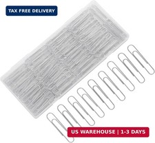 280 Pcs Large Paper Clips, 2 Inch Jumbo Paperclip, Stainless Steel Paper Clip...