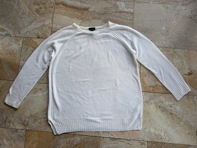 Marc Cain Kaschmir Wolle Weiss Pullover N3 38 MDamen