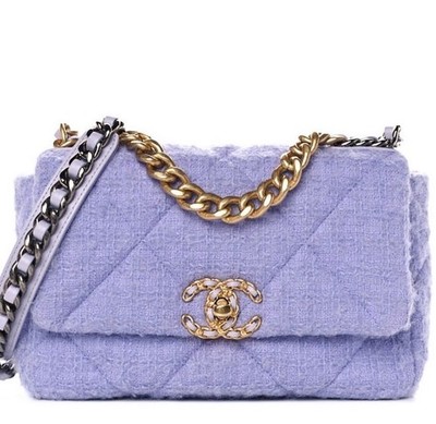 chanel 19 Limited Edition Tweed Lilac