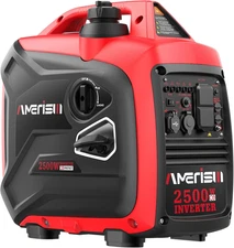 2500-Watt Inverter Generator, Super Quiet & Lightweight Gas Powered Generator, C