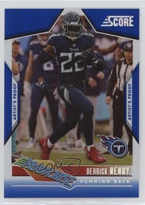 2023 Score The Franchise Artist's Proof 30/35 Derrick Henry #31 11pj