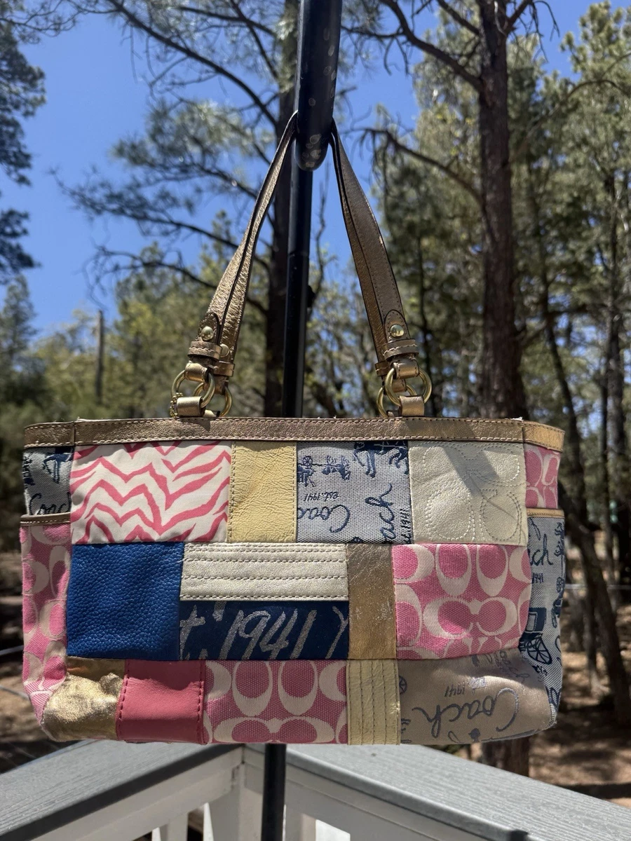 Coach Patchwork Shoulder Bag Pink Bags & Handbags for Women for