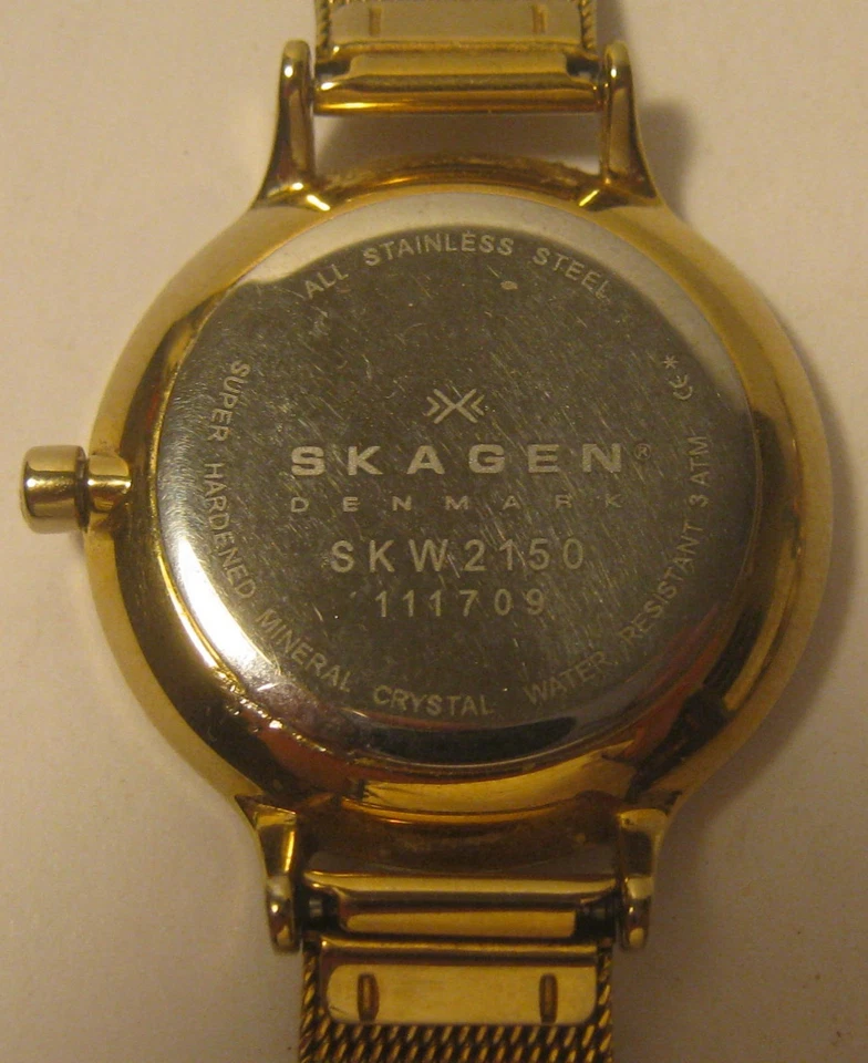 Classic SKAGEN Denmark ALL Stainless Steel Watch ANITA SKW 2150 NEW BATTERY - Image 4 of 4