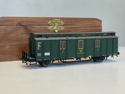 Dingler H0 Postwagen Post DB Bahnpost Bundespost Personenzug Messing Limitiert