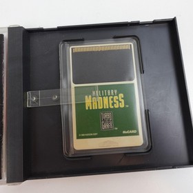 Military Madness TurboGrafx 16 Video Game HuCARD Case NEC Hudson Soft 1989