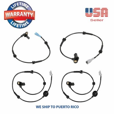 Set of 4 ABS Wheel Speed Sensor Front , Rear Right & Left Fit Nissan X-Trail T30