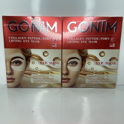 8 PK GONIM Under Eye Patches: Collagen, Salmon DNA PDRN 360° Fit Anti-Aging Mask