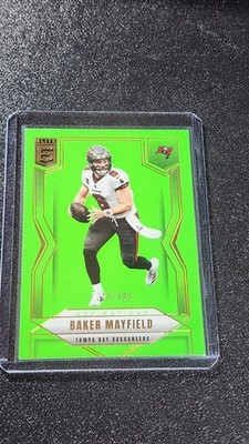 2025 Panini Donruss Elite Lime Green Baker Mayfield/999