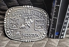 National Finals Rodeo Hesston 2004 NFR Youth Small Cowboy Buckle New Wrangler
