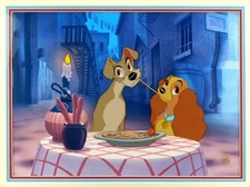 Bella Notte Lady and the Tramp Disney Limited Edition Cel