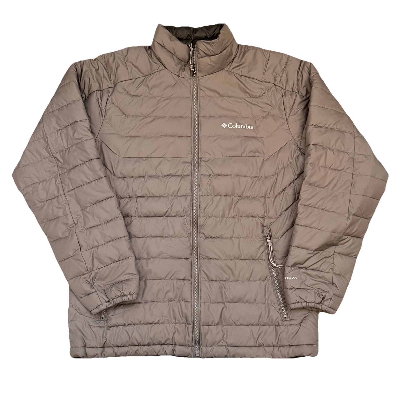Columbia Jacket Men's M Insulated Omni-Heat Gray EUC
