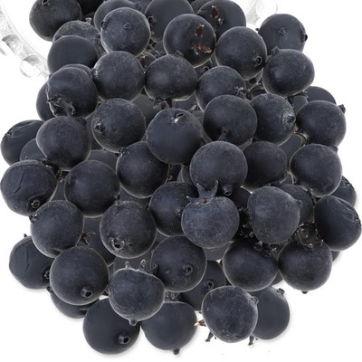 50 PCS Artificial Blueberry Fake Blueberries Lifelike Simulation Berries Model