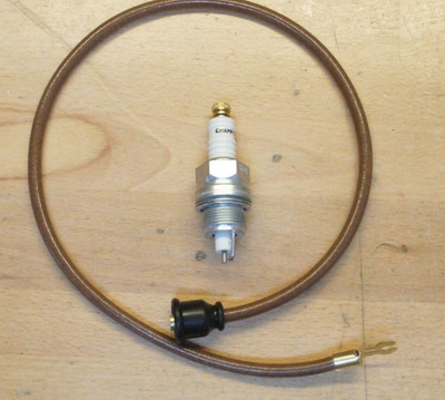 IHC McCORMICK DEERING LB 1/2HP to 2.5HP Engine Deep Reach Spark Plug & Plug Wire