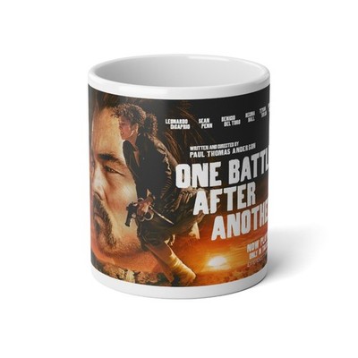 Jumbo Mug   'One Battle After Another' Movie Poster Coffee Cup