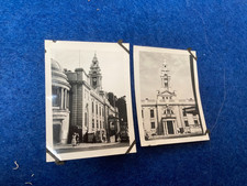 street  scene  Torquay Town Hall in Devon  pair     Photograph  5/6 cm