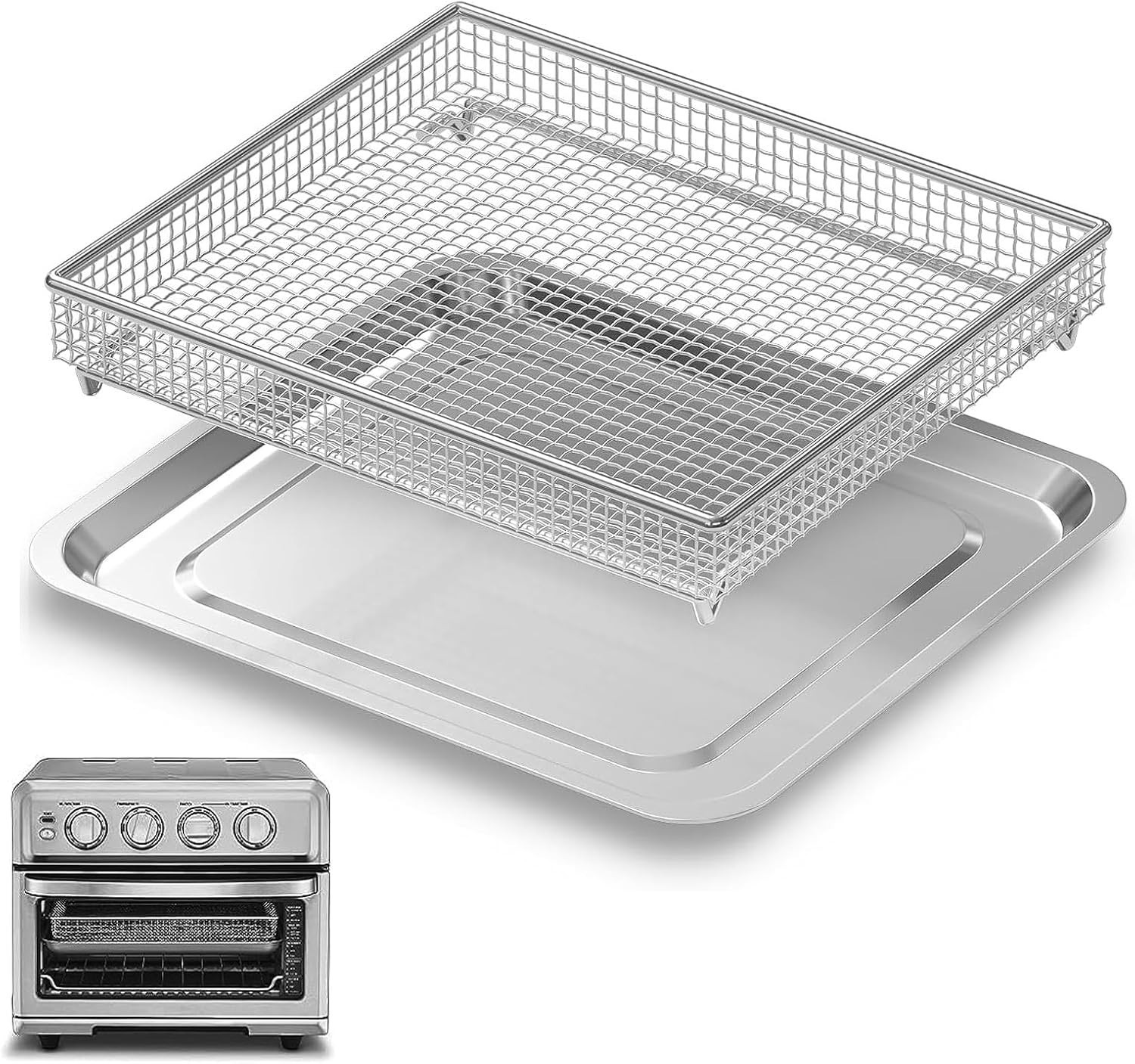 Tray Replacement Stainless Steel Baking Pan, 12.4"x11"