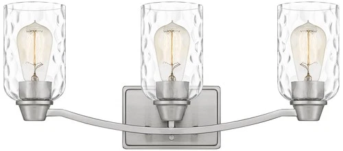 Quoizel Acacia 21 1/2" Wide Brushed Nickel Bath Light - Picture 2 of 7