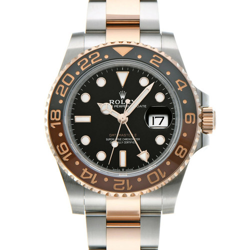 ROLEX Gmt Master Ii 126711CHNR Black Men's Used Watch #52612