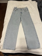 Levi's Women's Ribcage Straight Ankle Jeans Light Wash, Size 26