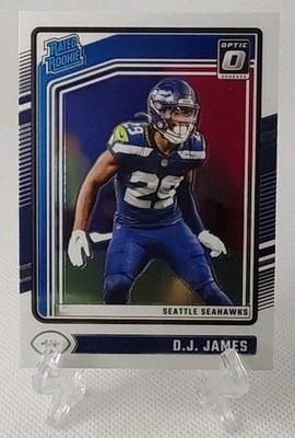 2024 donruss optic D.J. JAMES (rookie) #222  *Seahawks* *Patriots*
