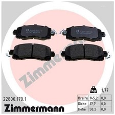 Satz Bremsbeläge Bremsklötze vorne für Subaru Impreza GT Outback BS XV | 2418