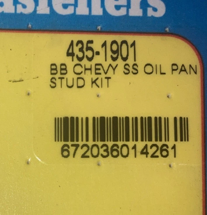 Kit de pernos de cárter de aceite de acero inoxidable pulido ARP 435-1901 para Chevy Big Block Foto 3 de 3
