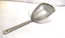 Stainless Steel Large Scoop Colander 18" Round Bowl for Commercial Fryers