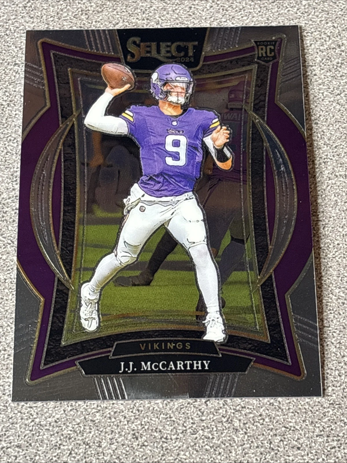2024 Panini Select JJ McCarthy Premier Level Base 24