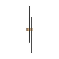 Wandlampe Wandleuchte Led 90 Cm Hoch Indirektes Licht 3000 K Metall Holz Innen