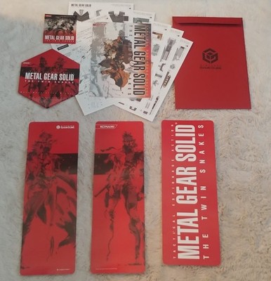 Metal Gear Solid Twin Snakes Promotional Store Standee lot Nintendo GameCube NFR