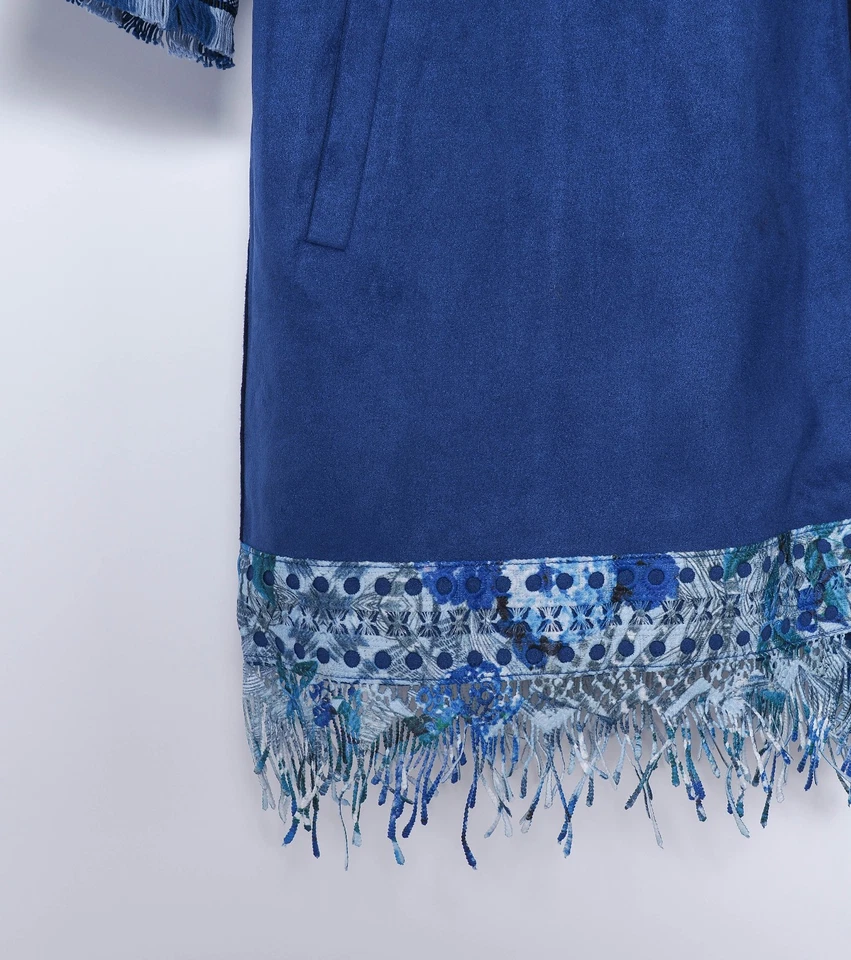 Desigual Women's Jacket Size M Embroidered Jacket 19SWEWX0 RRP: 99.95Eur - Image 4 of 4