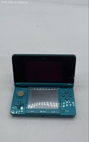 Nintendo 3DS Aqua Blue Handheld Console CTR-001 with 2 Styluses