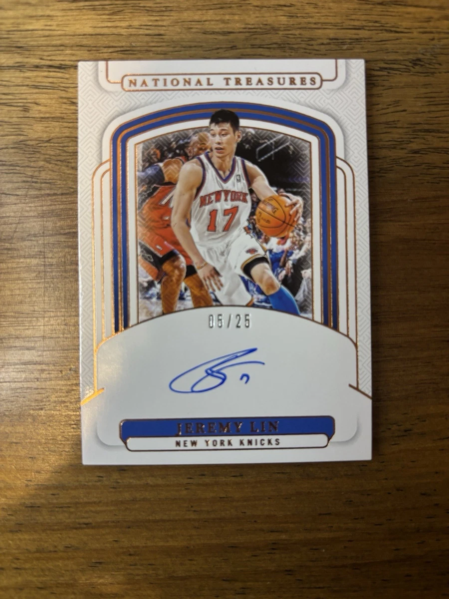 Panini Jeremy Lin Basketball Autographed Sports Trading Cards