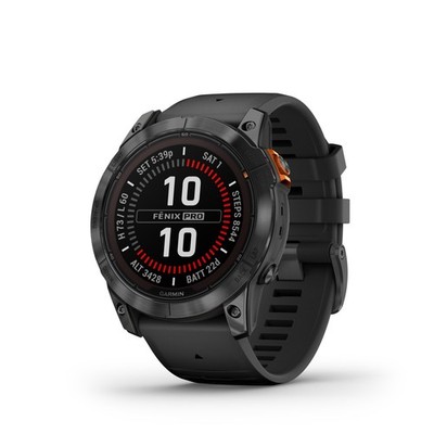 Garmin fenix 7X Pro Solar Slate Gray with Black Band 010-02778-02