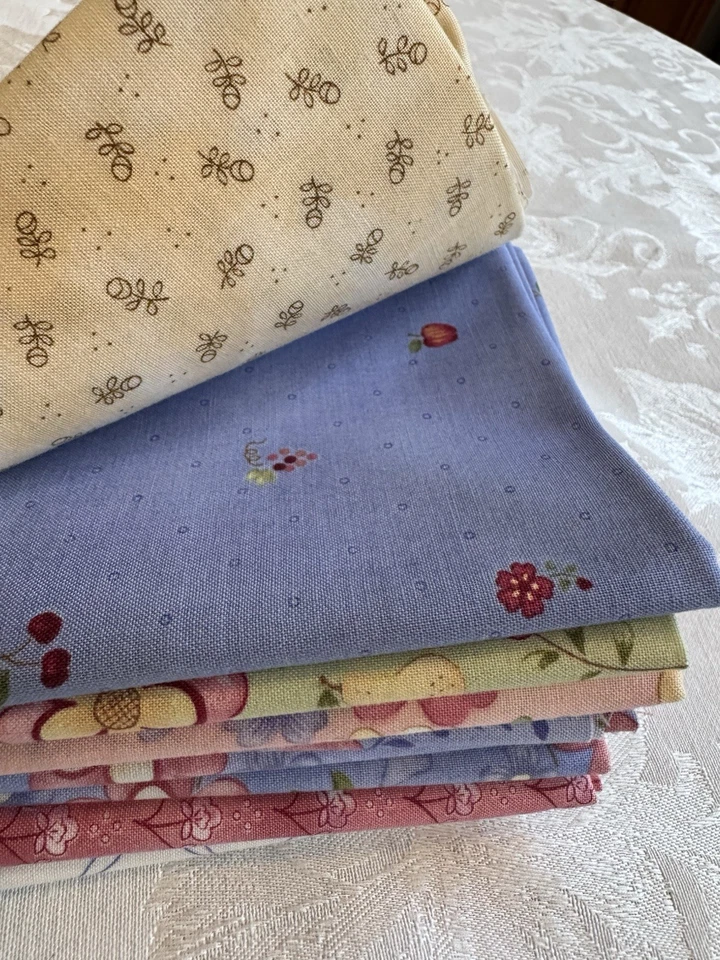 The Cabbage Rose 1999 tela de algodón 10 cuartos de grasa Barbara Brandeburg Foto 3 de 4