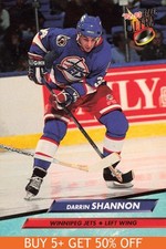 1992-93 Ultra #246 Darrin Shannon Winnipeg Jets Hockey