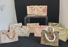 Handmade Miniature Paper Purses Gift Bags. Paper Crafts. Lot Of 10